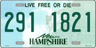 NH license plate 2911821