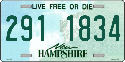 NH license plate 2911834