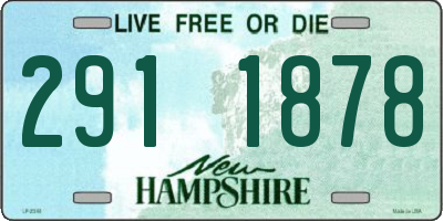 NH license plate 2911878