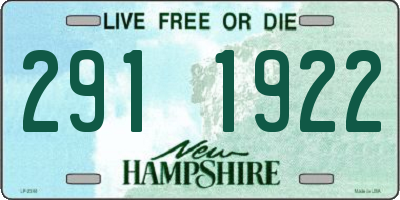 NH license plate 2911922