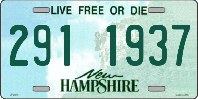 NH license plate 2911937