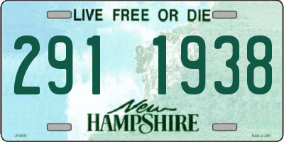 NH license plate 2911938