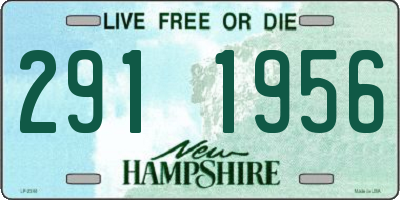 NH license plate 2911956