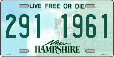NH license plate 2911961