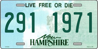 NH license plate 2911971