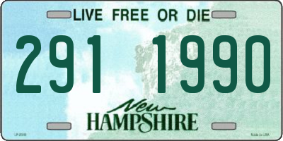 NH license plate 2911990