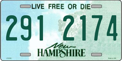 NH license plate 2912174
