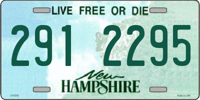 NH license plate 2912295
