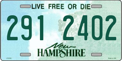 NH license plate 2912402