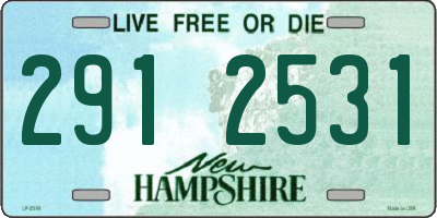 NH license plate 2912531