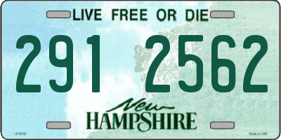NH license plate 2912562