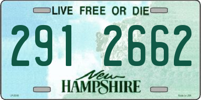 NH license plate 2912662