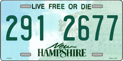 NH license plate 2912677