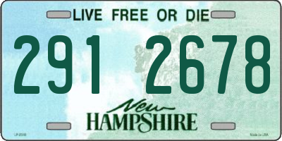NH license plate 2912678