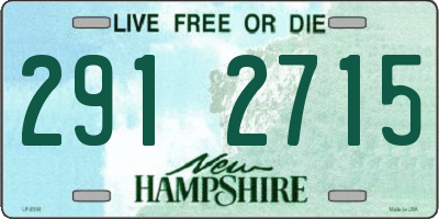 NH license plate 2912715