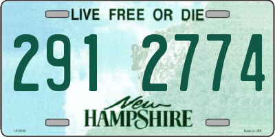 NH license plate 2912774