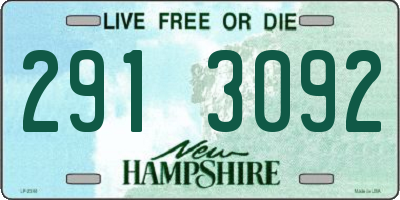 NH license plate 2913092