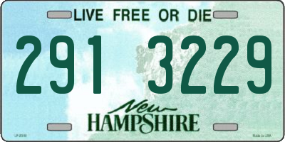 NH license plate 2913229