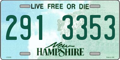 NH license plate 2913353