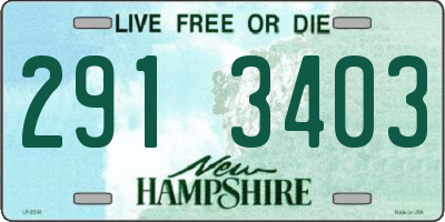 NH license plate 2913403