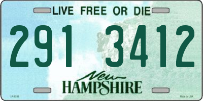 NH license plate 2913412