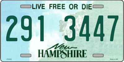 NH license plate 2913447