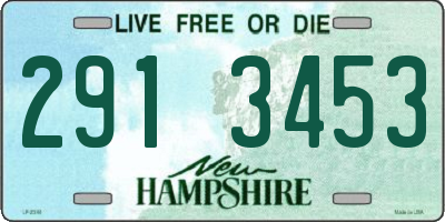 NH license plate 2913453
