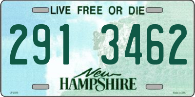 NH license plate 2913462