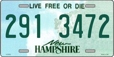 NH license plate 2913472