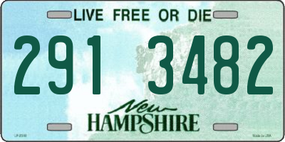 NH license plate 2913482
