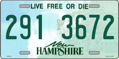 NH license plate 2913672