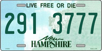 NH license plate 2913777