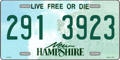 NH license plate 2913923