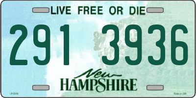 NH license plate 2913936