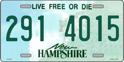 NH license plate 2914015