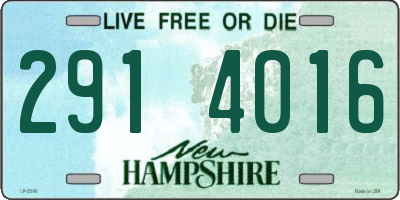 NH license plate 2914016