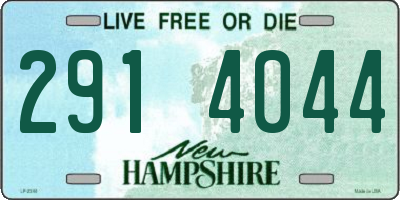 NH license plate 2914044