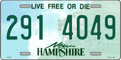 NH license plate 2914049
