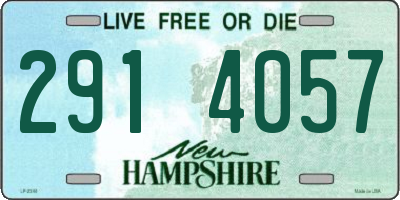 NH license plate 2914057