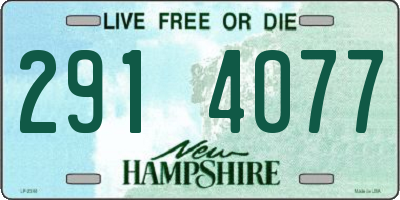 NH license plate 2914077