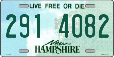 NH license plate 2914082