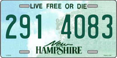 NH license plate 2914083