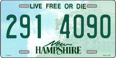 NH license plate 2914090
