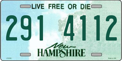 NH license plate 2914112