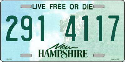 NH license plate 2914117