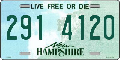 NH license plate 2914120