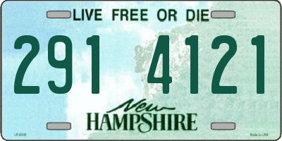NH license plate 2914121