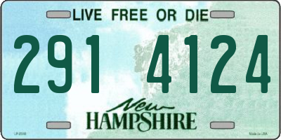 NH license plate 2914124