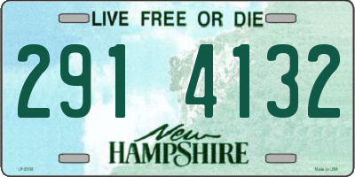 NH license plate 2914132