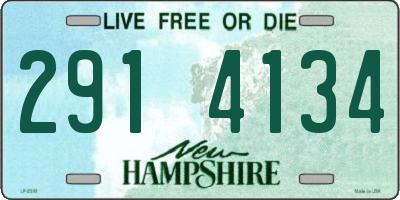 NH license plate 2914134